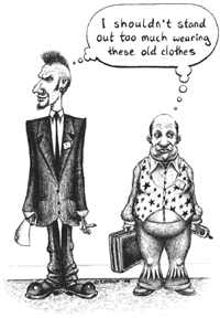 CARTOON: I shouldn't stand out ...