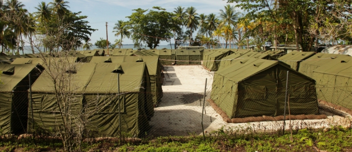 Conditions at Manus Island processing centre have been described as “harsh” and “inhumane” Conditions at Manus Island processing centre have been described as “harsh” and “inhumane”